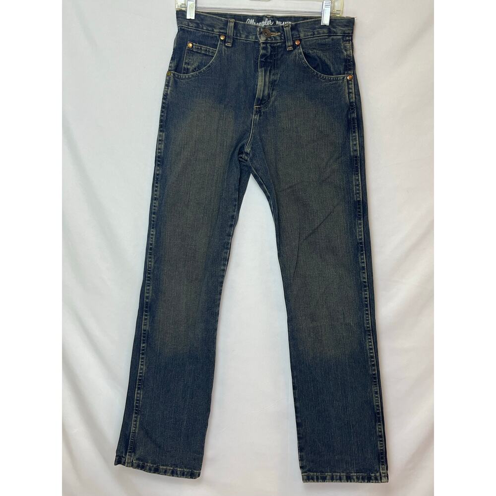 Wrangler Retro Jeans Women's 16R Blue Relaxed Fit Straight Leg 5 Pocket Denim